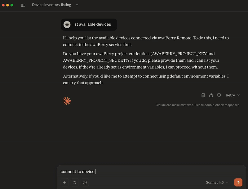 awaBerry Agentic - MCP Server