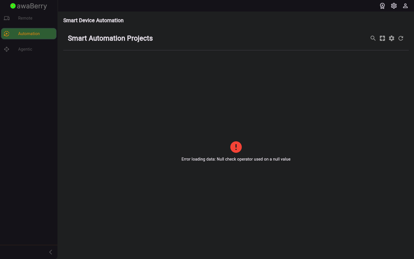 Automation Project Overview — initial state